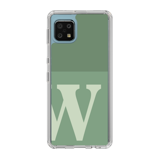 Slim Protection Case［ Original - initial two tone - W green ］