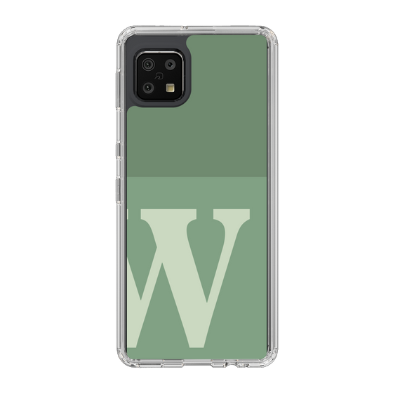 Slim Protection Case［ Original - initial two tone - W green ］