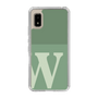 Slim Protection Case［ Original - initial two tone - W green ］