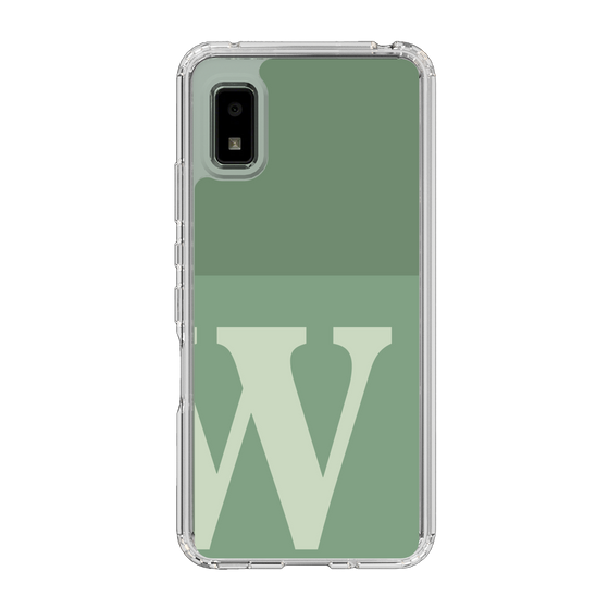 Slim Protection Case［ Original - initial two tone - W green ］