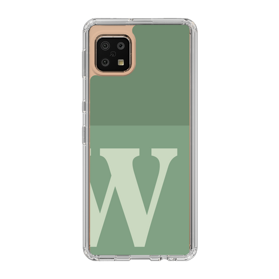 Slim Protection Case［ Original - initial two tone - W green ］