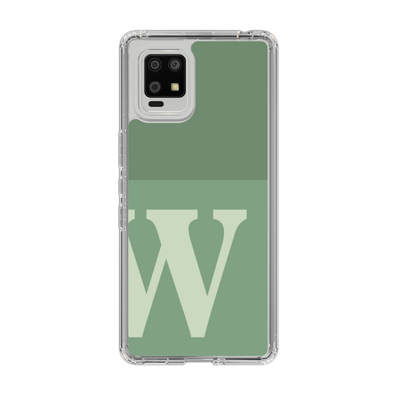 Slim Protection Case［ Original - initial two tone - W green ］