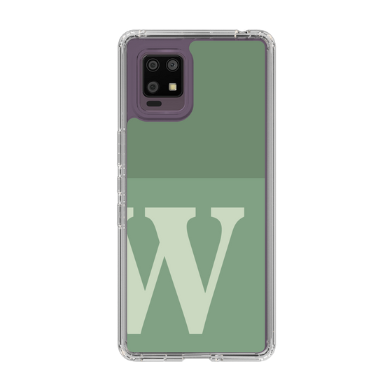 Slim Protection Case［ Original - initial two tone - W green ］