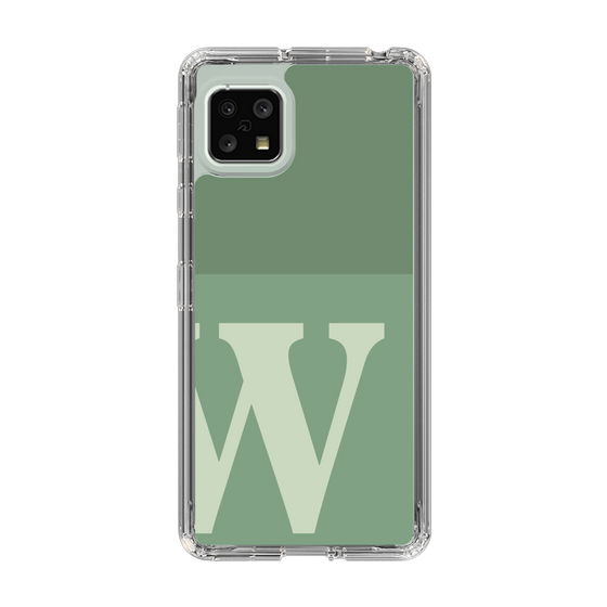 Slim Protection Case［ Original - initial two tone - W green ］