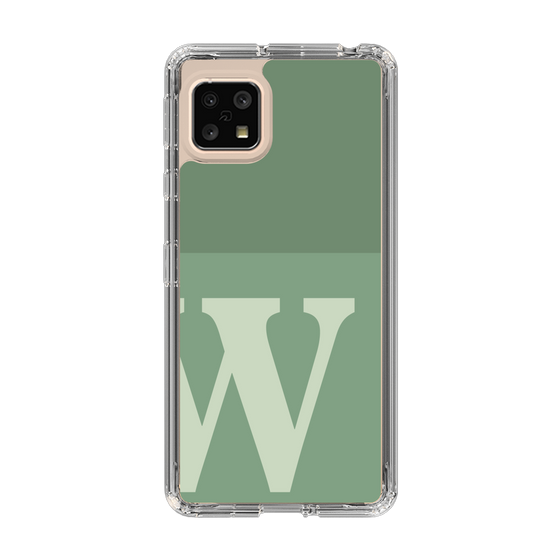 Slim Protection Case［ Original - initial two tone - W green ］