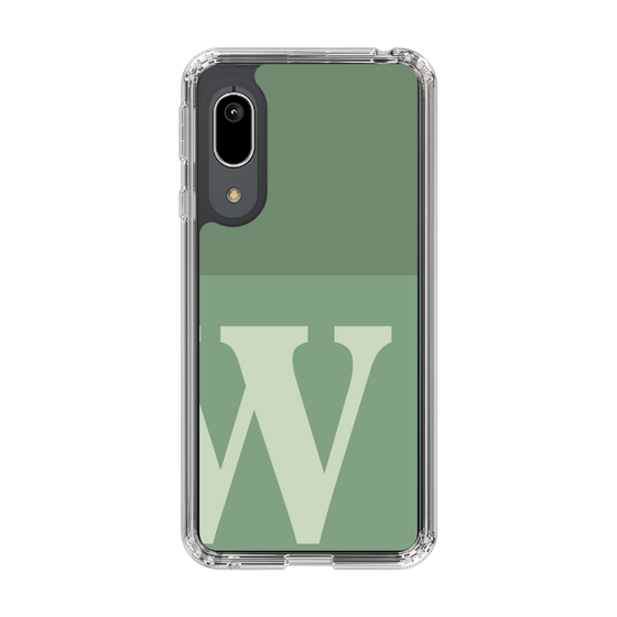 Slim Protection Case［ Original - initial two tone - W green ］