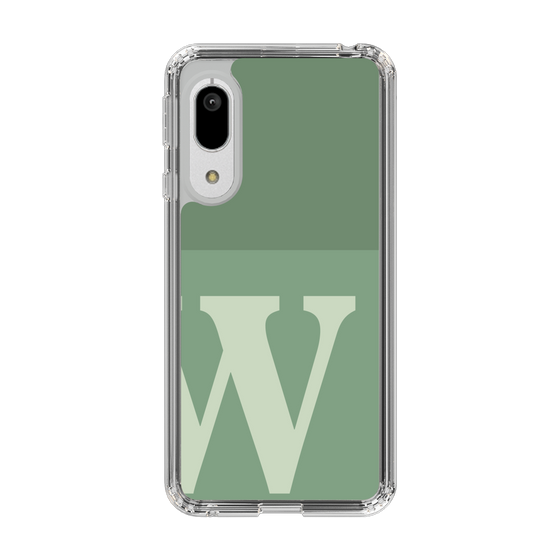 Slim Protection Case［ Original - initial two tone - W green ］