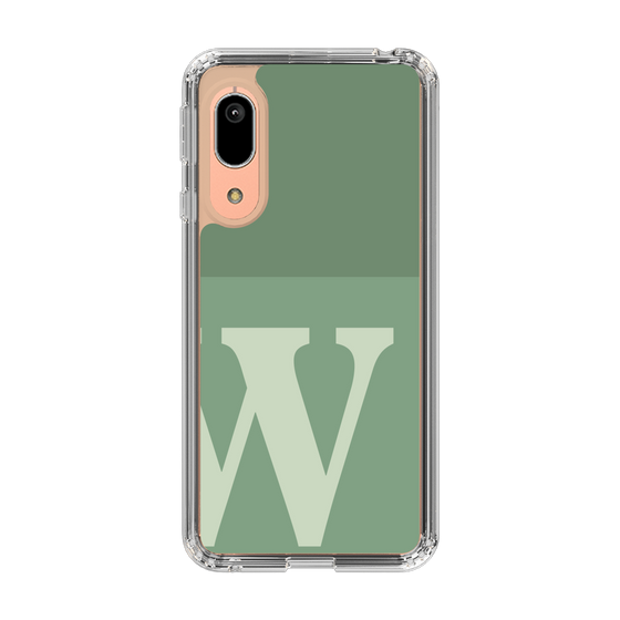 Slim Protection Case［ Original - initial two tone - W green ］