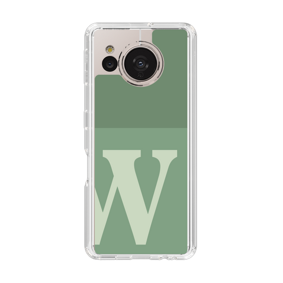 Slim Protection Case［ Original - initial two tone - W green ］