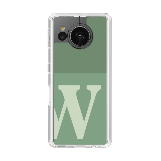 Slim Protection Case［ Original - initial two tone - W green ］