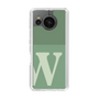 Slim Protection Case［ Original - initial two tone - W green ］