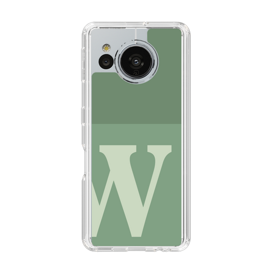 Slim Protection Case［ Original - initial two tone - W green ］