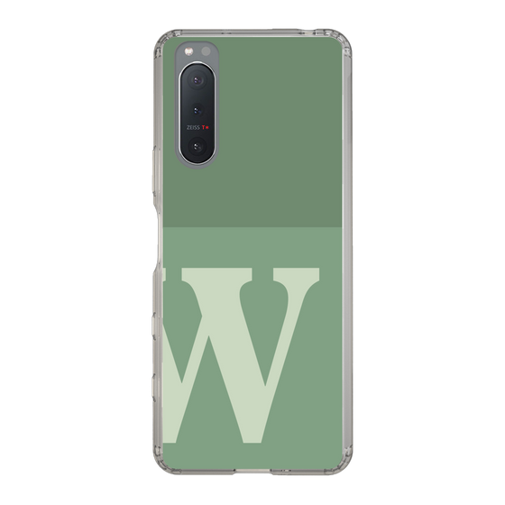 Slim Protection Case［ Original - initial two tone - W green ］