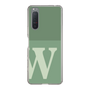 Slim Protection Case［ Original - initial two tone - W green ］