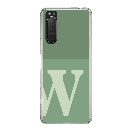 Slim Protection Case［ Original - initial two tone - W green ］