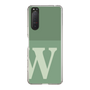 Slim Protection Case［ Original - initial two tone - W green ］
