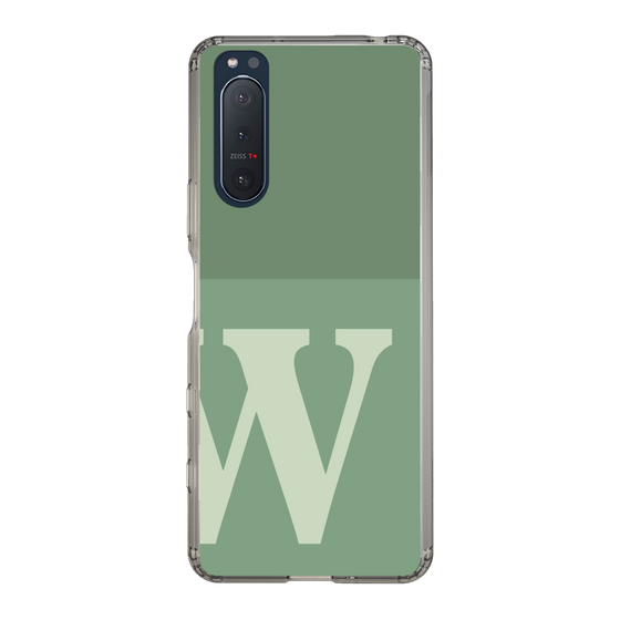 Slim Protection Case［ Original - initial two tone - W green ］