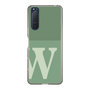 Slim Protection Case［ Original - initial two tone - W green ］