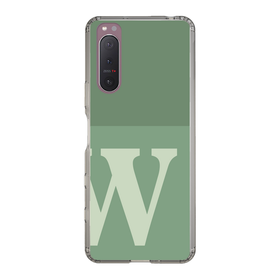 Slim Protection Case［ Original - initial two tone - W green ］