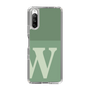 Slim Protection Case［ Original - initial two tone - W green ］