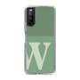 Slim Protection Case［ Original - initial two tone - W green ］