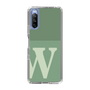 Slim Protection Case［ Original - initial two tone - W green ］