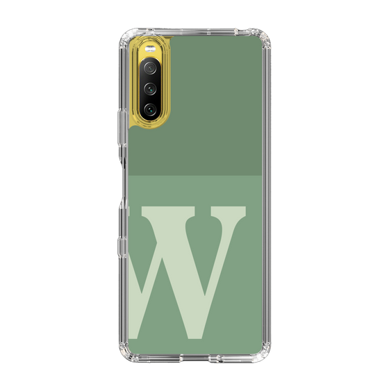 Slim Protection Case［ Original - initial two tone - W green ］