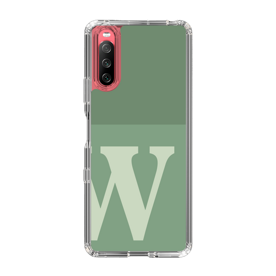 Slim Protection Case［ Original - initial two tone - W green ］
