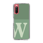 Slim Protection Case［ Original - initial two tone - W green ］