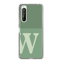 Slim Protection Case［ Original - initial two tone - W green ］