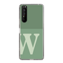 Slim Protection Case［ Original - initial two tone - W green ］