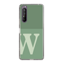 Slim Protection Case［ Original - initial two tone - W green ］