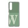 Slim Protection Case［ Original - initial two tone - W green ］