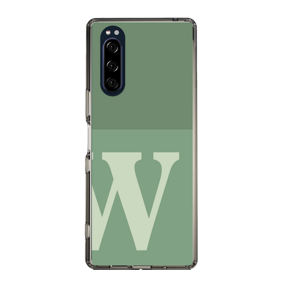 Slim Protection Case［ Original - initial two tone - W green ］