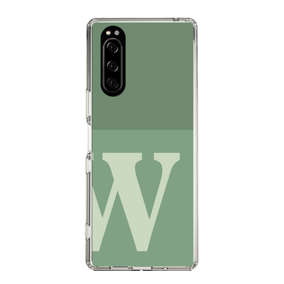Slim Protection Case［ Original - initial two tone - W green ］