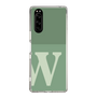 Slim Protection Case［ Original - initial two tone - W green ］