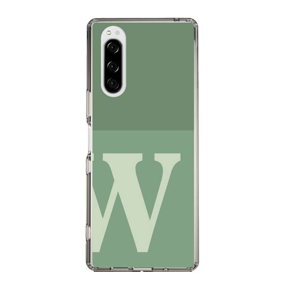 Slim Protection Case［ Original - initial two tone - W green ］
