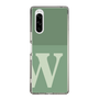 Slim Protection Case［ Original - initial two tone - W green ］