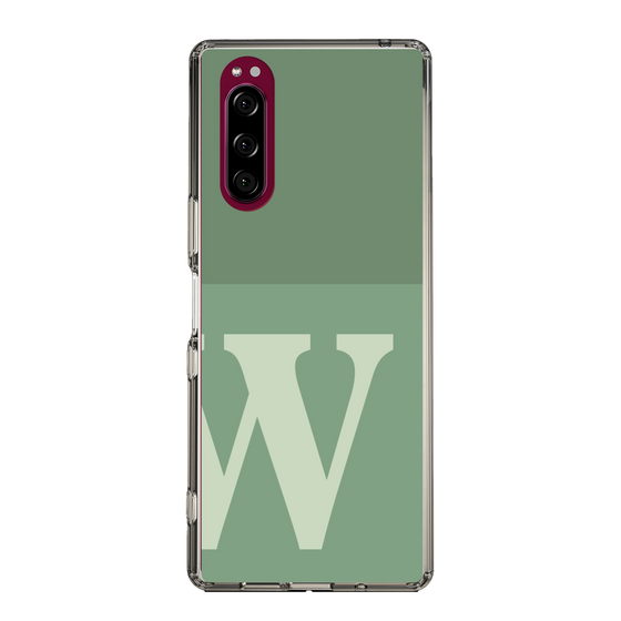 Slim Protection Case［ Original - initial two tone - W green ］
