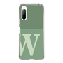 Slim Protection Case［ Original - initial two tone - W green ］