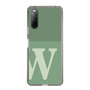 Slim Protection Case［ Original - initial two tone - W green ］