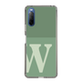 Slim Protection Case［ Original - initial two tone - W green ］