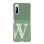 Slim Protection Case［ Original - initial two tone - W green ］