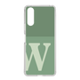 Slim Protection Case［ Original - initial two tone - W green ］