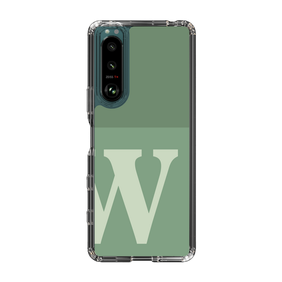 Slim Protection Case［ Original - initial two tone - W green ］