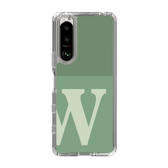 Slim Protection Case［ Original - initial two tone - W green ］