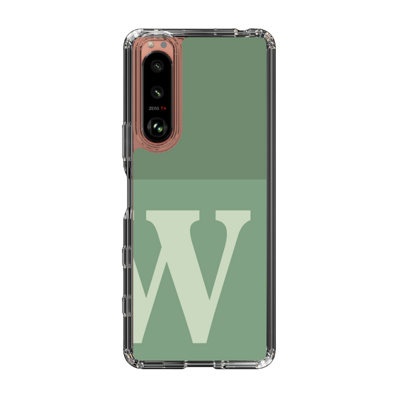Slim Protection Case［ Original - initial two tone - W green ］