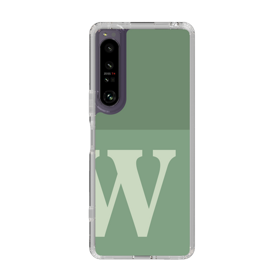 Slim Protection Case［ Original - initial two tone - W green ］
