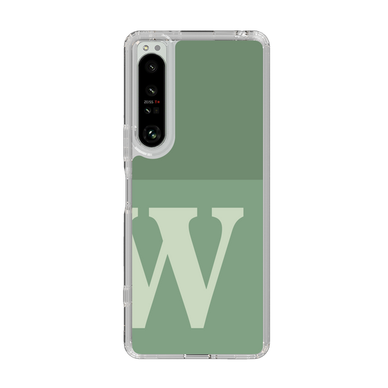 Slim Protection Case［ Original - initial two tone - W green ］