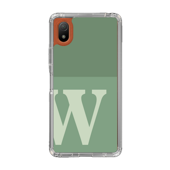 Slim Protection Case［ Original - initial two tone - W green ］